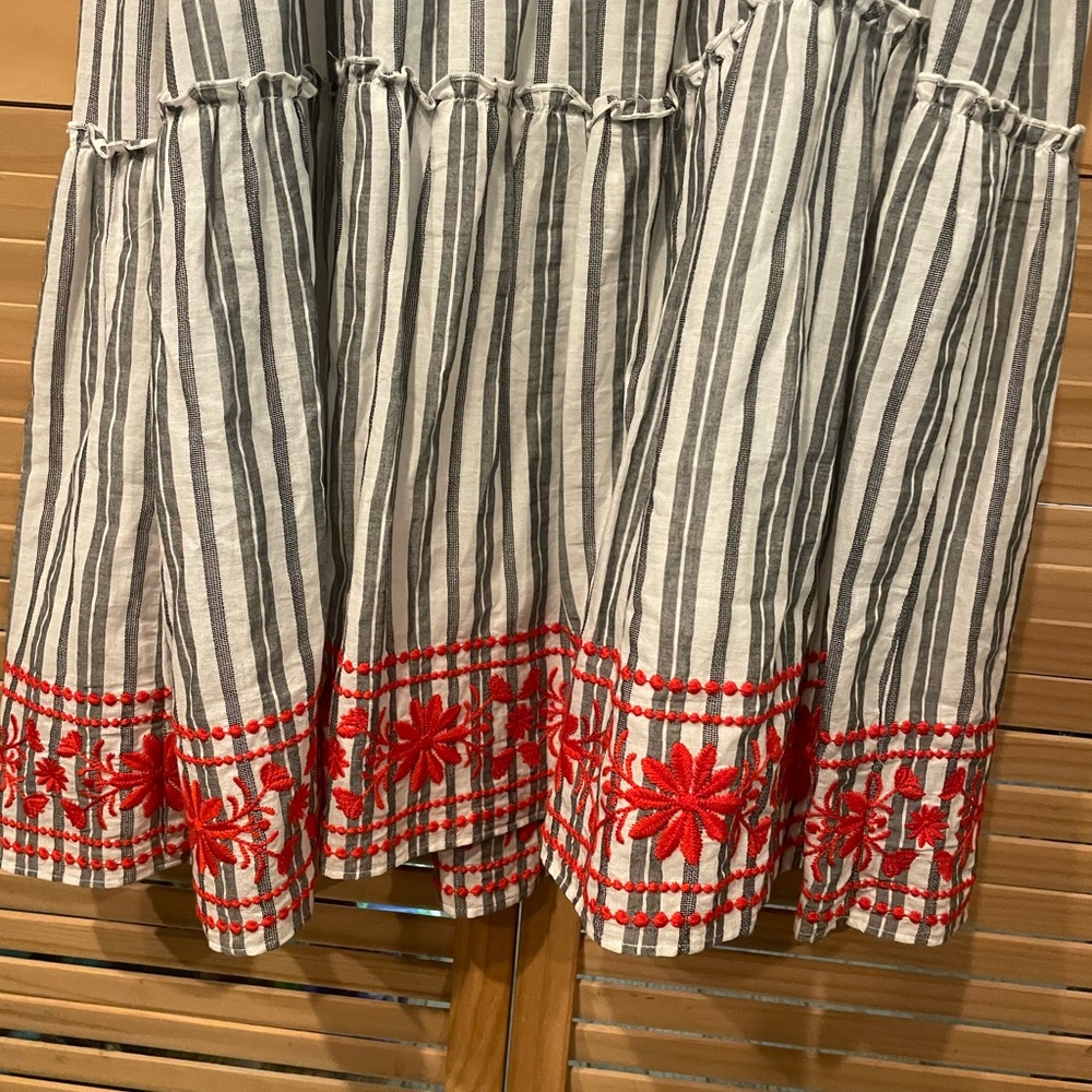 Kate Spade Broome Street embroidered long Dress - Picture 4 of 6